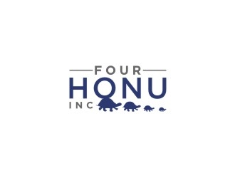 Four Honu Inc. logo design by bricton