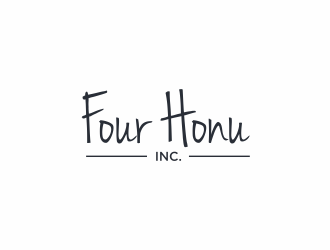 Four Honu Inc. logo design by ammad