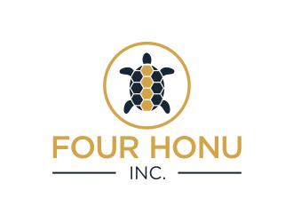 Four Honu Inc. logo design by scolessi
