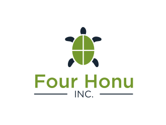 Four Honu Inc. logo design by scolessi