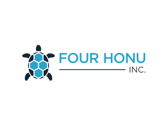 Four Honu Inc. logo design by scolessi