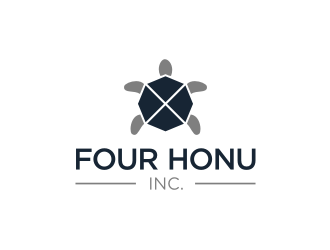 Four Honu Inc. logo design by scolessi