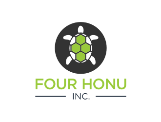 Four Honu Inc. logo design by scolessi