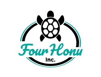 Four Honu Inc. logo design by Alex7390