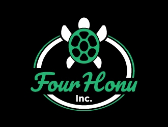 Four Honu Inc. logo design by Alex7390