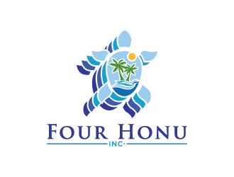 Four Honu Inc. logo design by Andri
