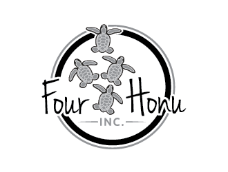 Four Honu Inc. logo design by Andri