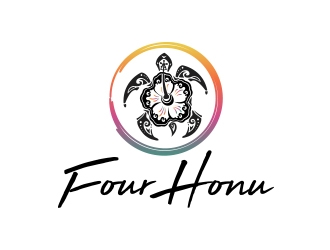 Four Honu Inc. logo design by fawadyk