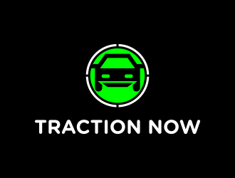 Traction Now logo design by BlessedArt