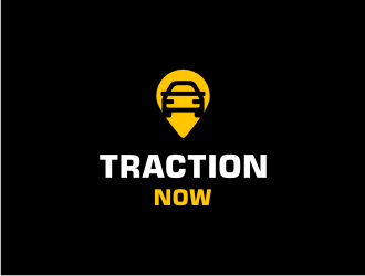 Traction Now logo design by Asani Chie