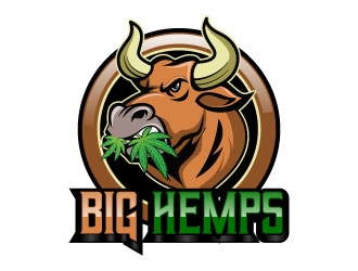 Big hemp logo design by uttam