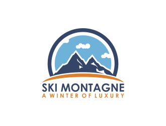 Ski Montagne (A Winter Of Luxury) logo design by BlessedArt