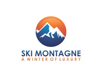 Ski Montagne (A Winter Of Luxury) logo design by BlessedArt