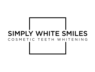 Simply White Smiles cosmetic teeth whitening logo design by dewipadi
