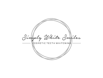 Simply White Smiles cosmetic teeth whitening logo design by ndaru