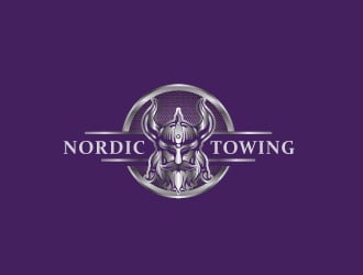 Nordic Towing logo design by emberdezign