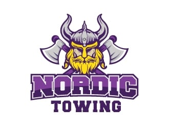 Nordic Towing logo design by emberdezign