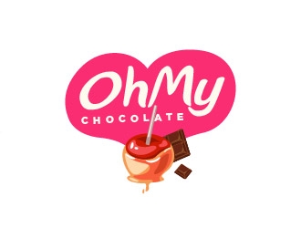 Oh My Chocolate logo design by graphica