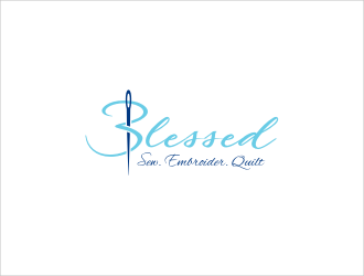 Blessed logo design by catalin