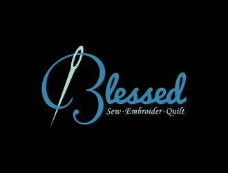 Blessed logo design by logolady