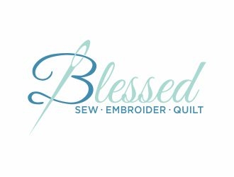 Blessed logo design by 48art