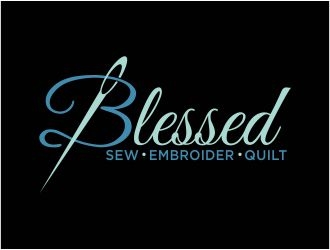 Blessed logo design by 48art