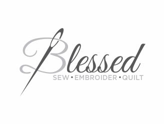 Blessed logo design by 48art