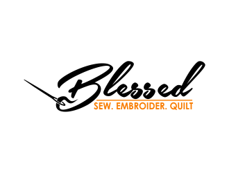 Blessed logo design by giphone