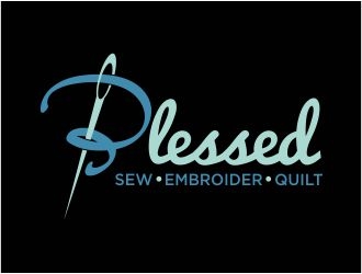 Blessed logo design by 48art