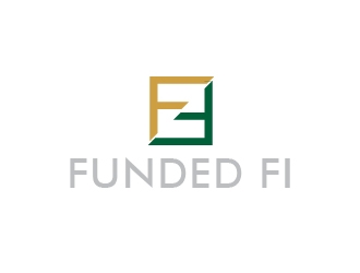 Funded Fi logo design by eyeglass