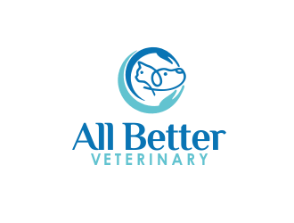 All Better Veterinary  logo design by YONK