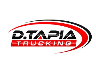 D.Tapia Trucking  logo design by ORPiXELSTUDIOS