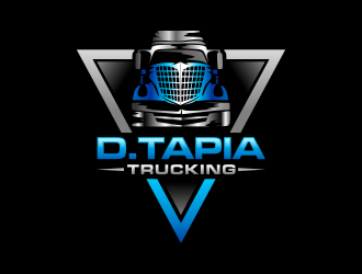 D.Tapia Trucking  logo design by imagine