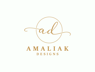 AmaliaK Designs logo design by violin