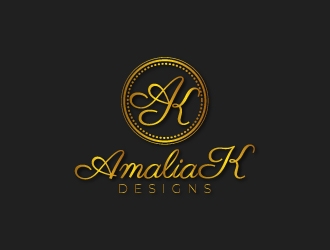 AmaliaK Designs logo design by crazher