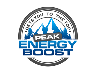 Peak Energy Boost logo design by enzidesign