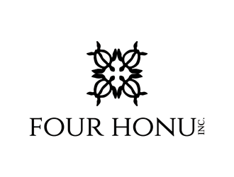 Four Honu Inc. logo design by logolady