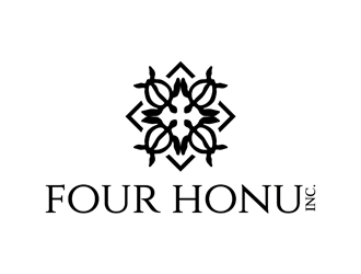 Four Honu Inc. logo design by logolady