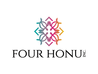 Four Honu Inc. logo design by logolady