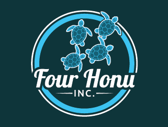 Four Honu Inc. logo design by Andri