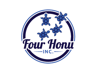 Four Honu Inc. logo design by Andri