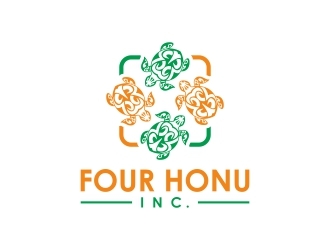 Four Honu Inc. logo design by mercutanpasuar