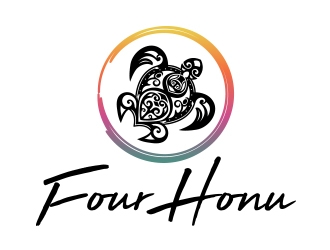 Four Honu Inc. logo design by fawadyk