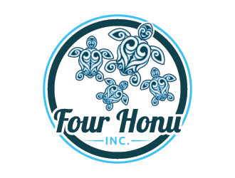 Four Honu Inc. logo design by Andri