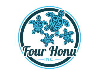 Four Honu Inc. logo design by Andri