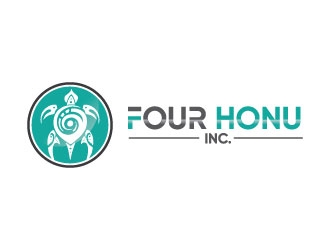 Four Honu Inc. logo design by Erasedink