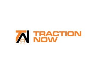 Traction Now logo design by agil
