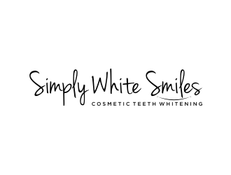 Simply White Smiles cosmetic teeth whitening logo design by nurul_rizkon