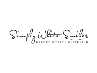 Simply White Smiles cosmetic teeth whitening logo design by nurul_rizkon