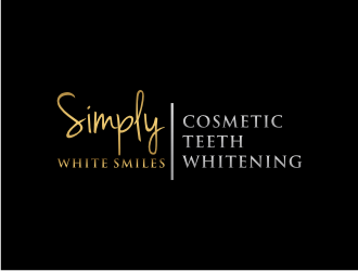 Simply White Smiles cosmetic teeth whitening logo design by bricton